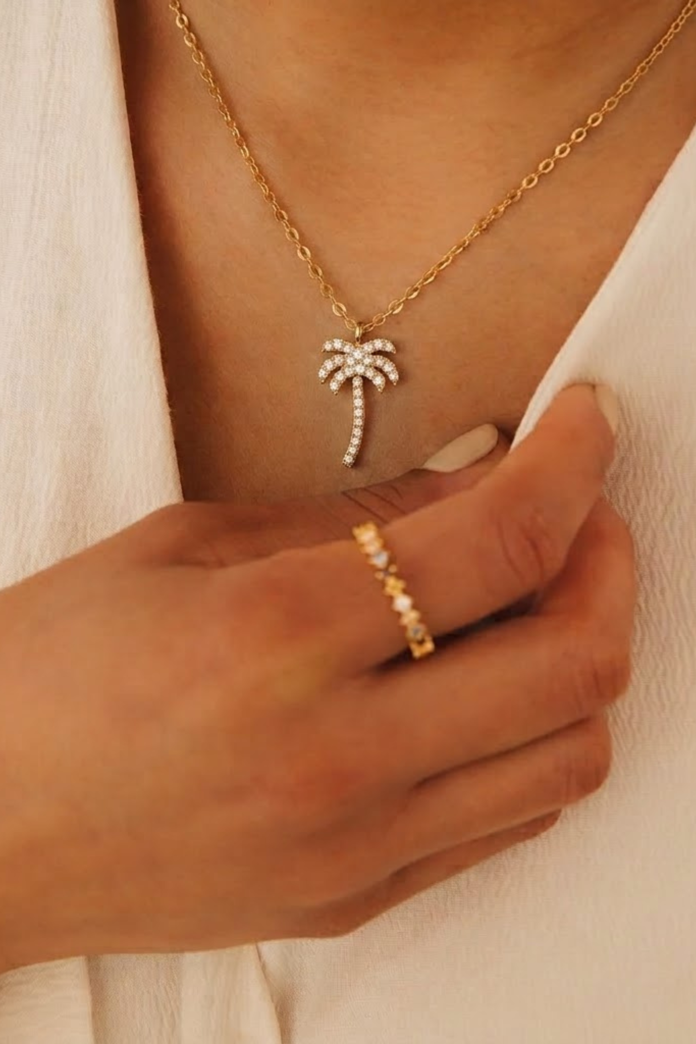 Palm Tree Necklace