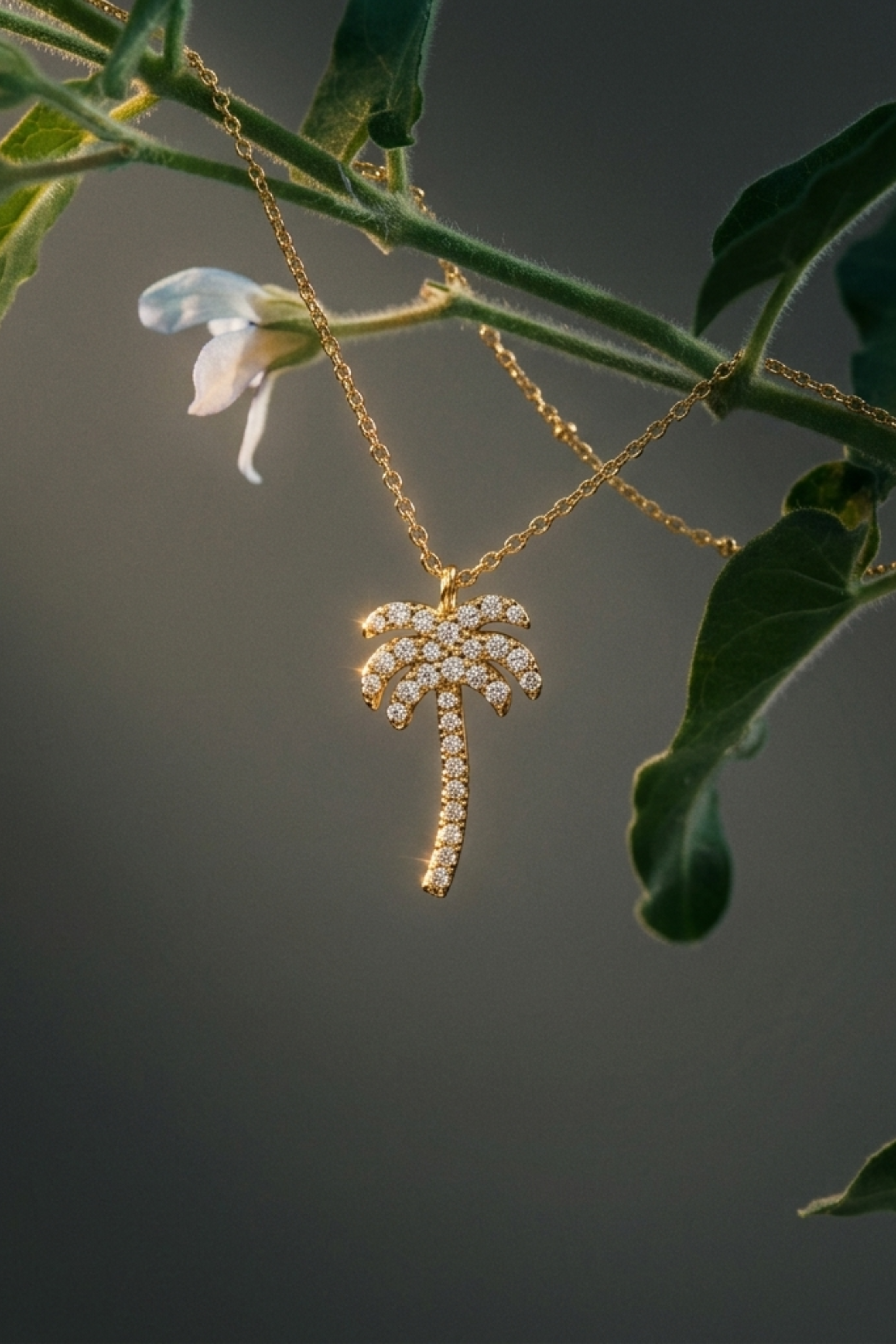 Palm Tree Necklace