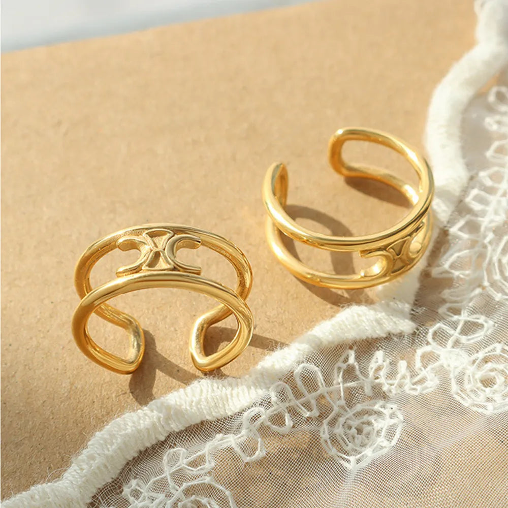 Double layered ring detail - view 3